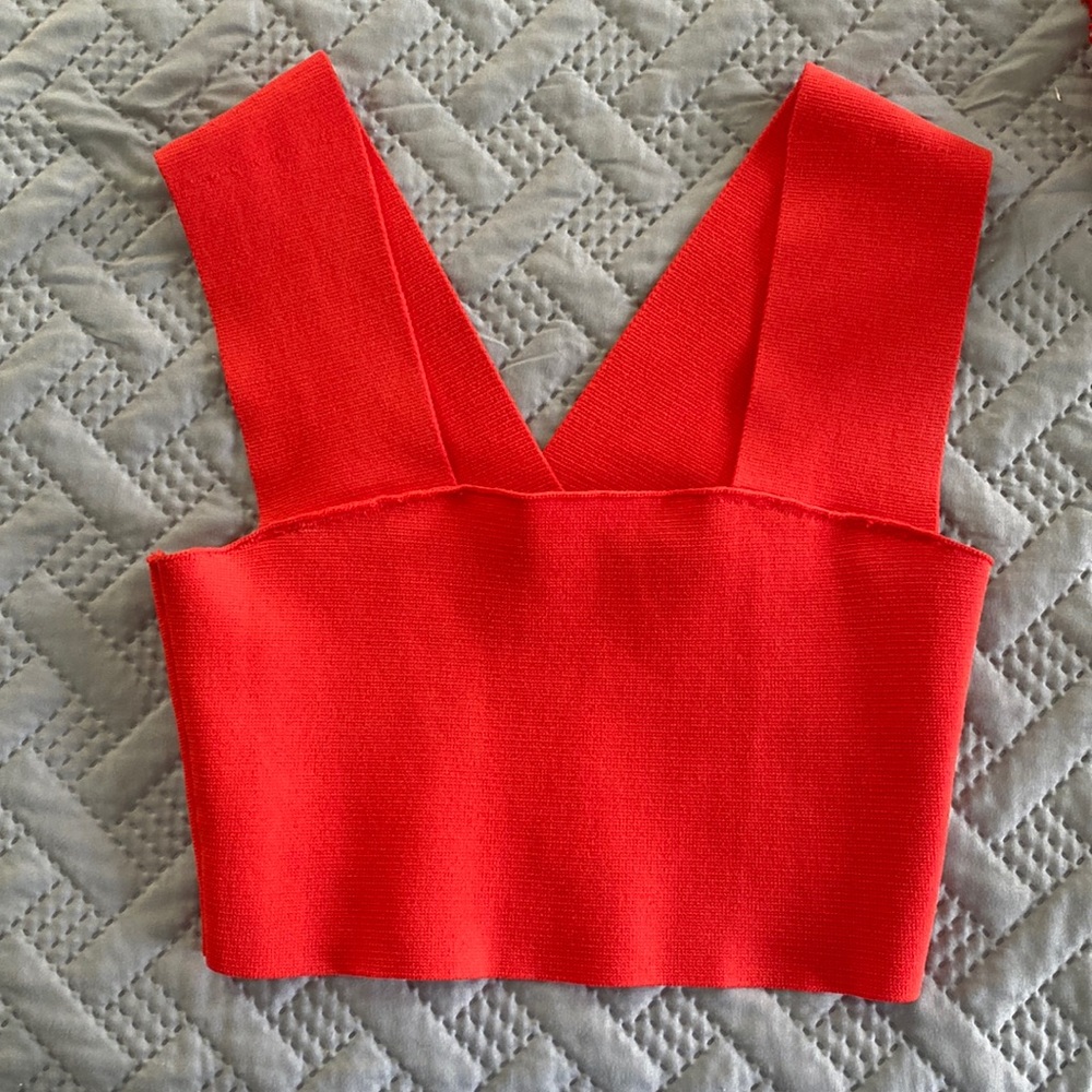 VICI Crop Top Orange